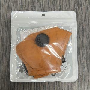 Brown Face Mask with Vent